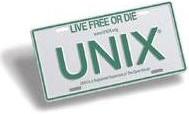 UNIX® License Plate
