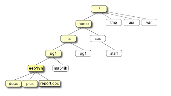 Unix File structure